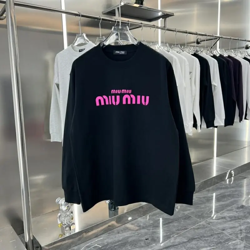 miu miu t-shirt manches longues pour unisexe s_123a110